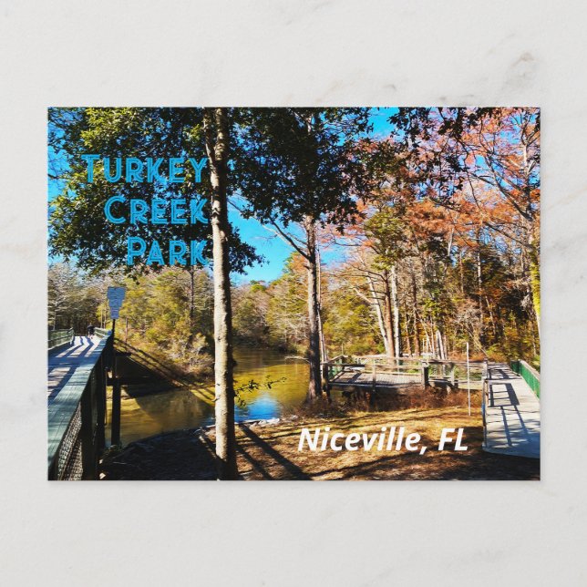 Postal Turquía Creek Niceville Florida (Anverso)