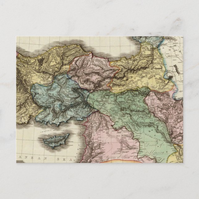 Postal Turquía en Asia 2 (Anverso)