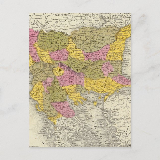 Postal Turquía En Europa 3 (Anverso)