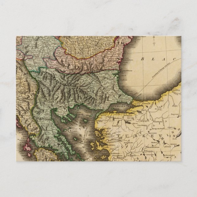 Postal Turquía en Europa 5 (Anverso)
