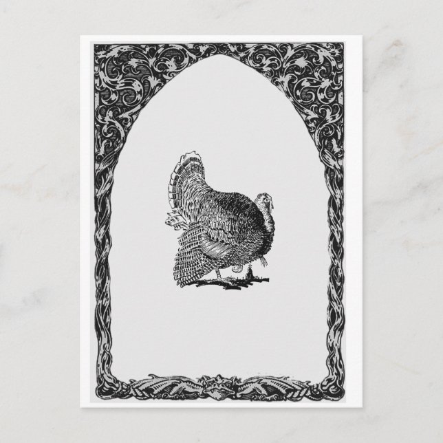 Postal Turquía enmarcada (Anverso)