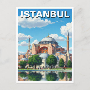 Postal Turquía Estambul Hagia Sophia