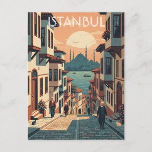 Postal Turquía Estambul Mezquita Azul