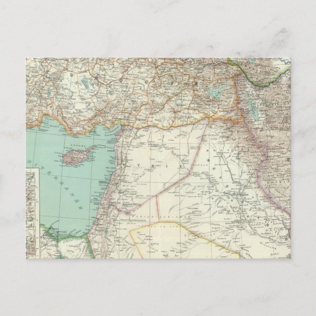 Postal Turquía, Iraq, Asia (Anverso)