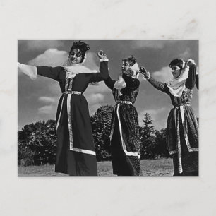 Postal Turquía Vintage Estambul danza turca