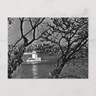Postal Turquía Vintage vista de la ciudad de Estambul