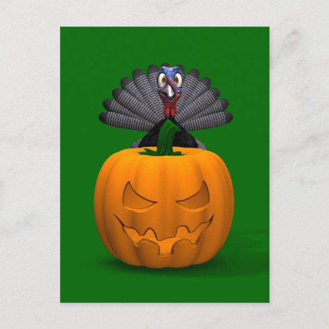 Postal Turquía Y Calabaza (Anverso)