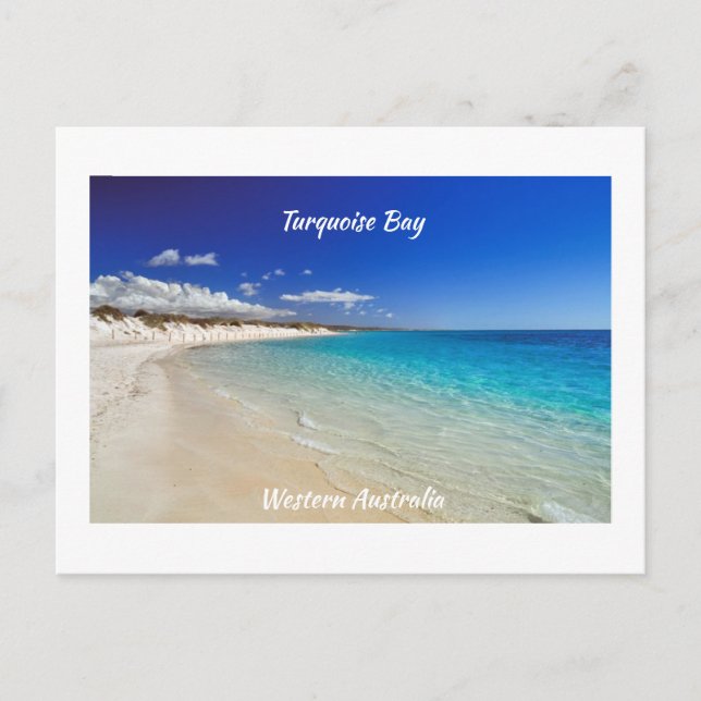 Postal Turquoise Bay, Western Australia (Anverso)