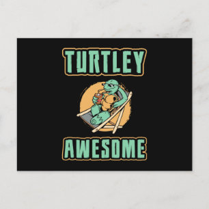 Postal Turtley Awesome Turtle Lover Turtles Funny Gift