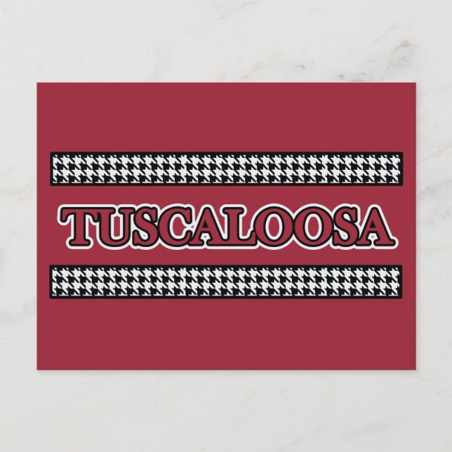 Postal Tuscaloosa, AL Houndstoth - Postcard (Anverso)