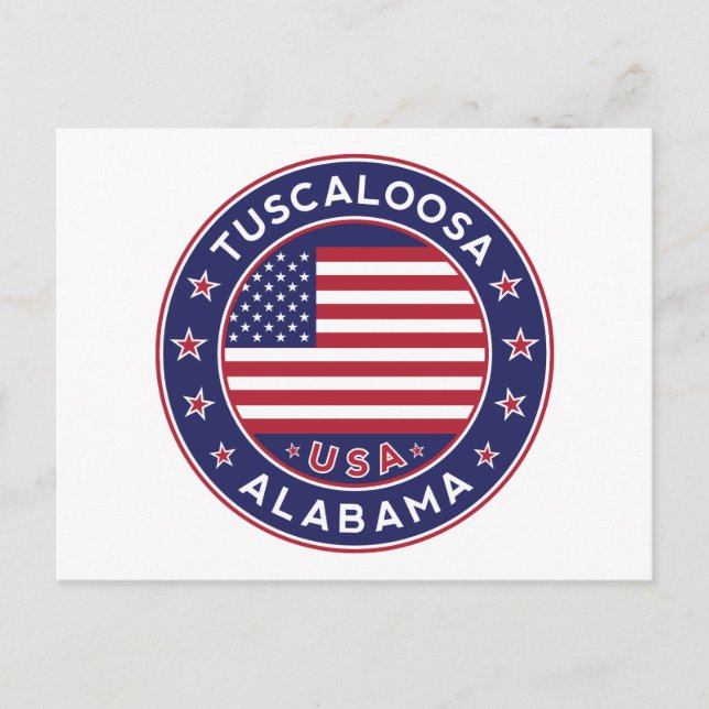Postal Tuscaloosa, Alabama (Anverso)