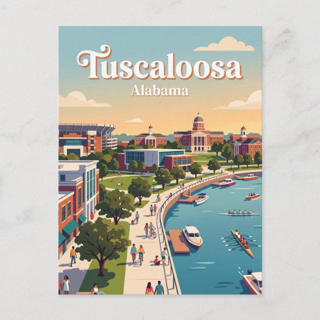 Postal Tuscaloosa EE. UU. (Anverso)