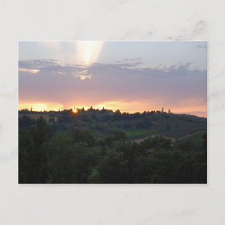 Postal TuscanSunset