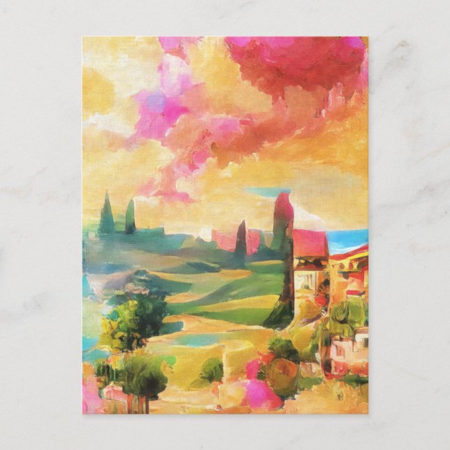 Postal Tuscany Italy Europe (Anverso)
