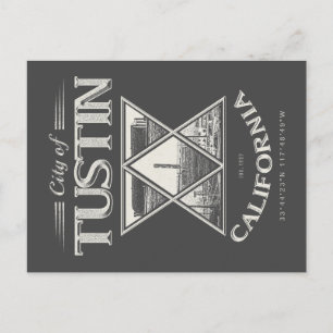 POSTAL TUSTIN NARANJA CALIFORNIA VINTAGE