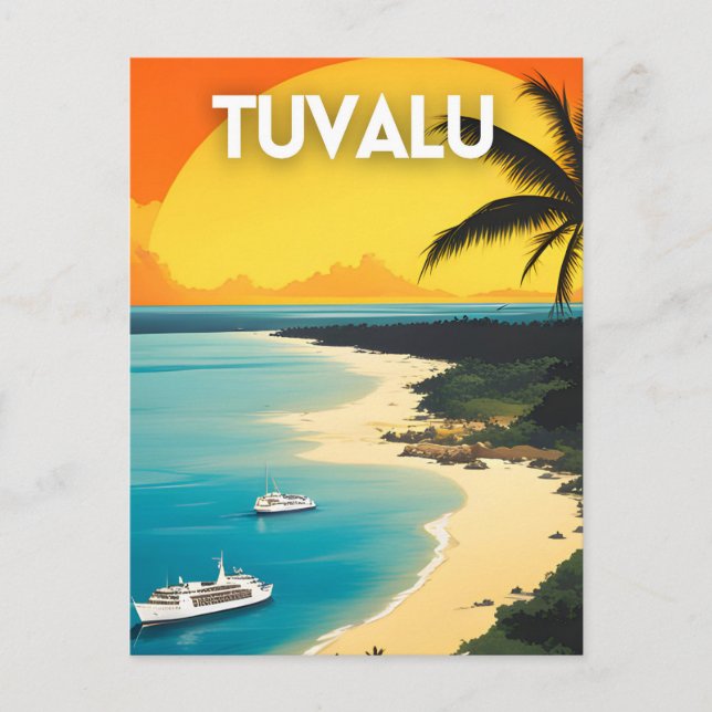 Postal Tuvalu (Anverso)