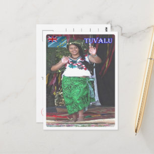 Postal Tuvalu - Bailarín -