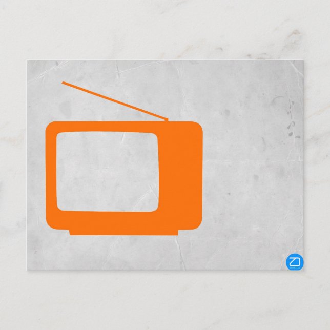 POSTAL TV NARANJA (Anverso)