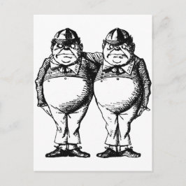 Postal Tweedle Dee y Tweedle Dum