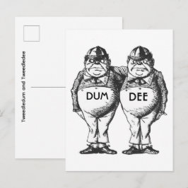 Postal Tweedledum y Tweedledee