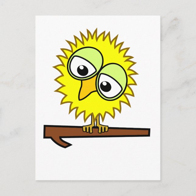 Postal Tweet amarillo (Anverso)