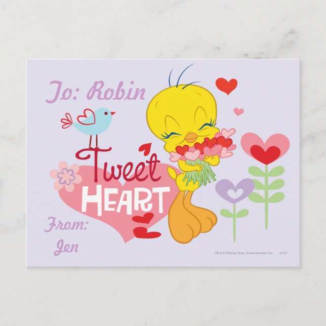 Postal Tweet Heart (Anverso)