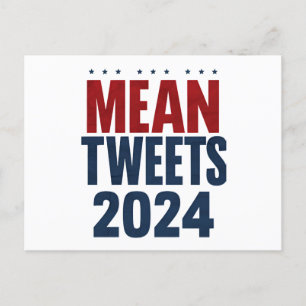 Postal Tweets Malvados 2024 Elección Divertida Trump 