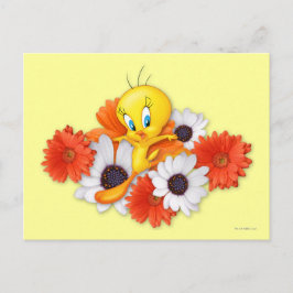 Postal TWEETY™ Con Daisies