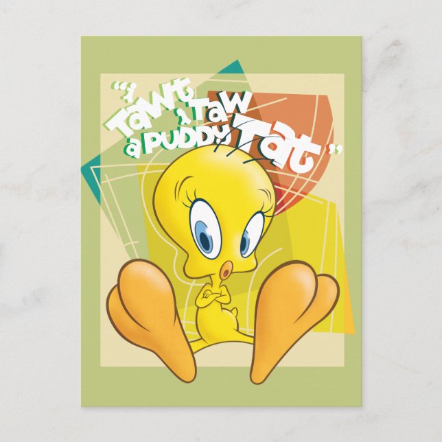 Postal TWEETY™ "He Tocado Un Tatuaje Puddy" (Anverso)