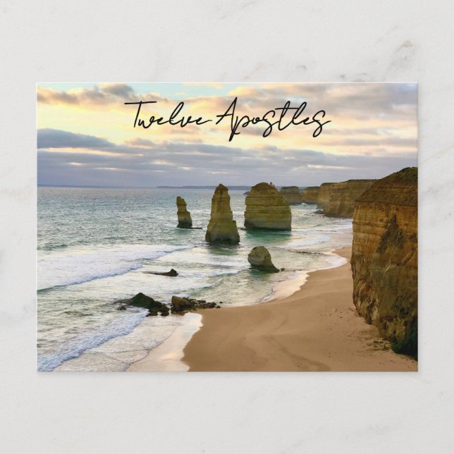 Postal Twelve Apostles, Great Ocean Road (Anverso)