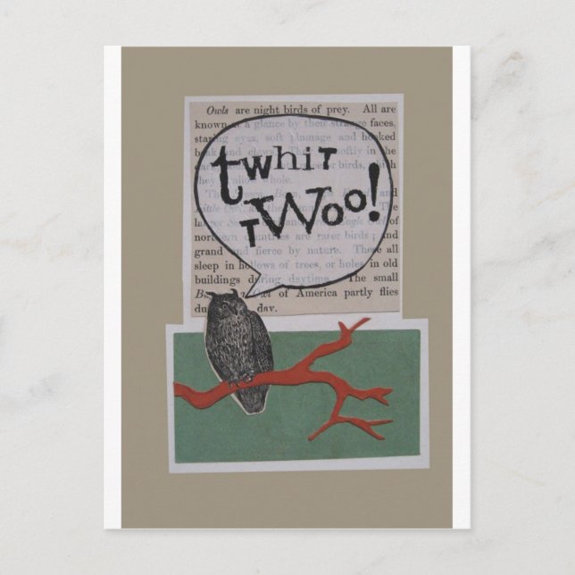 Postal twhit-twoo (Anverso)