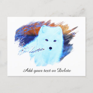 Postal *~* Twig AP18 - Polar Ártico de Fox Blanca