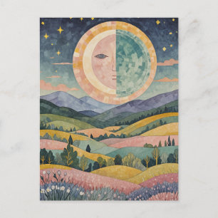 Postal Twilight Hillside
