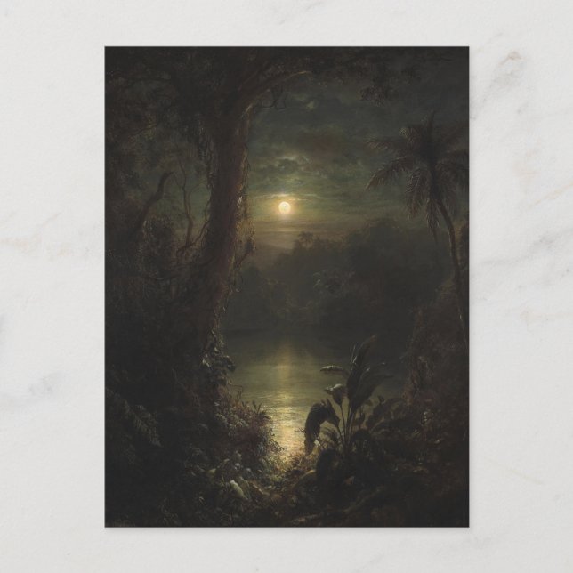Postal Twilight in the Tropics Frederic Edwin Church (Anverso)