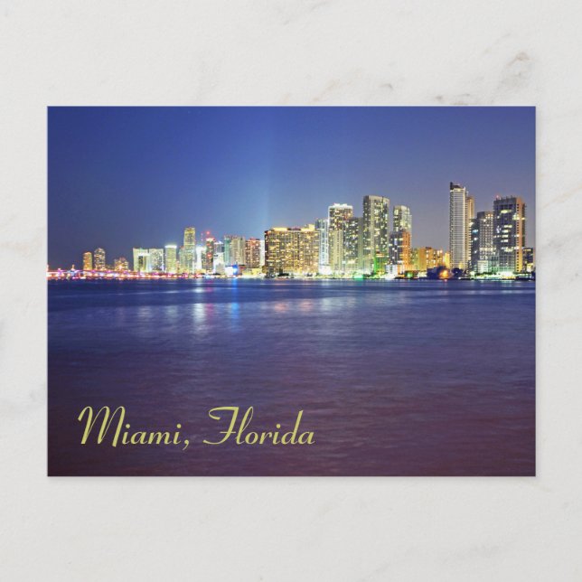 Postal Twilight Miami, Florida (Anverso)