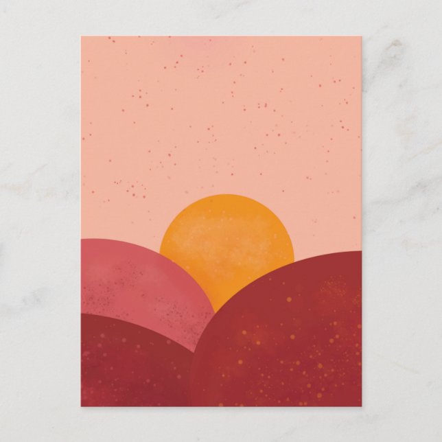 Postal Twilight Sun Set Post Cards / Art Impresiones (Anverso)