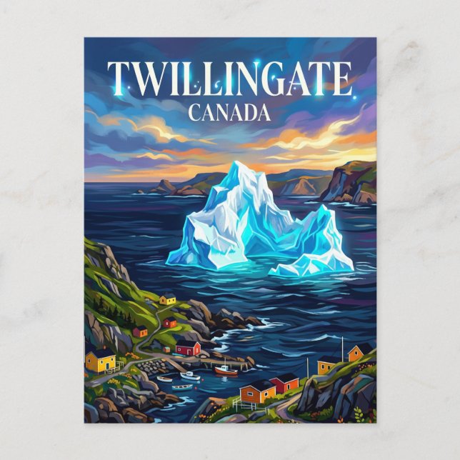 Postal Twillingate Canadá (Anverso)