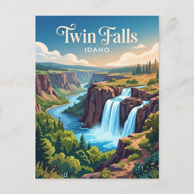 Postal Twin Falls Idaho (Anverso)