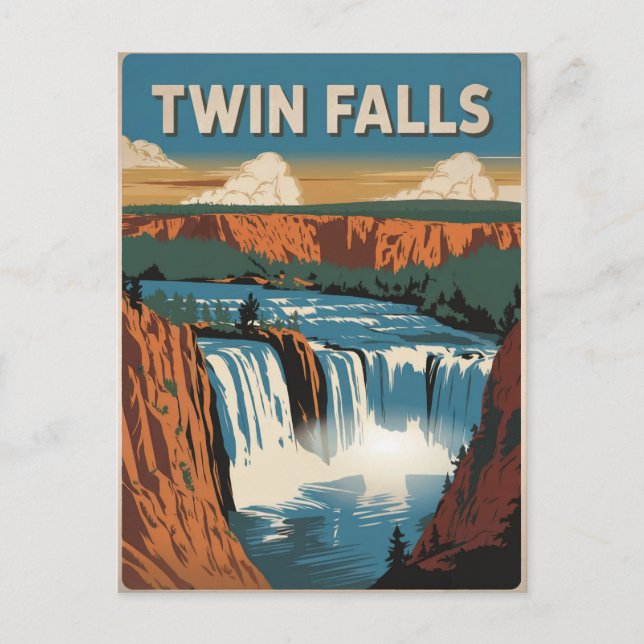 Postal Twin Falls Idaho (Anverso)