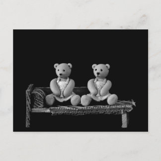 Postal Twin Teddy Bears
