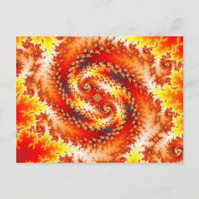 Postal Twinblazer - Postcard fractal (Anverso)