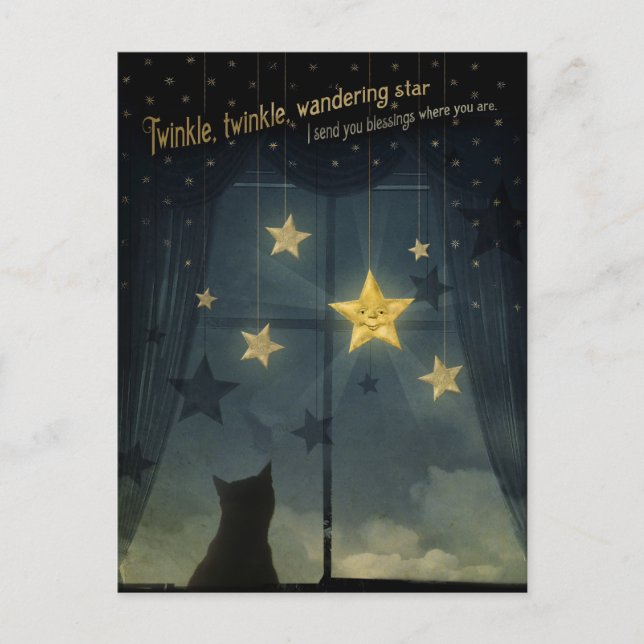 Postal Twinkle, Twinkle, Wandering Star (Anverso)