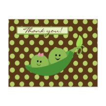 Twins Peas en un Baby Shower de pod Gracias