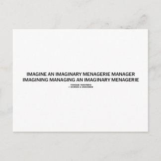 Postal Twister de Tongue Imagine Administrador de Menager