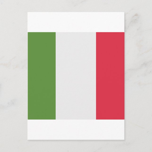 Postal Twitter de la Emoji de bandera de Italia (Anverso)