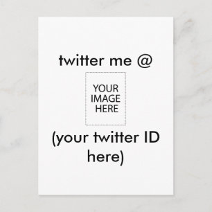 Postal twitter me @ (tu ID de twitter aquí) El MUSEO