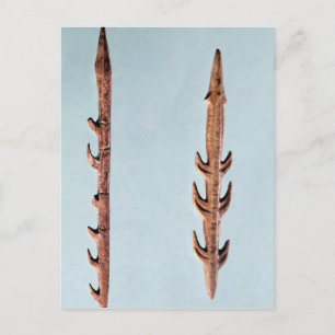 Postal Two Harpoons, Upper Paleolithic Period