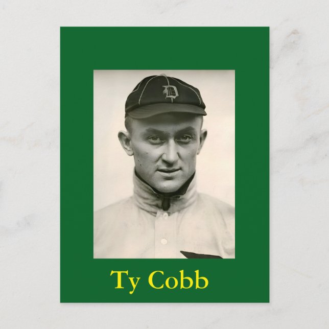 Postal Ty Cobb Wall Art Tapestery (Anverso)
