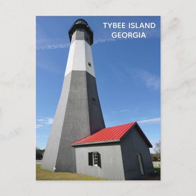 Postal Tybee Island Georgia Lighthouse Travel (Anverso)