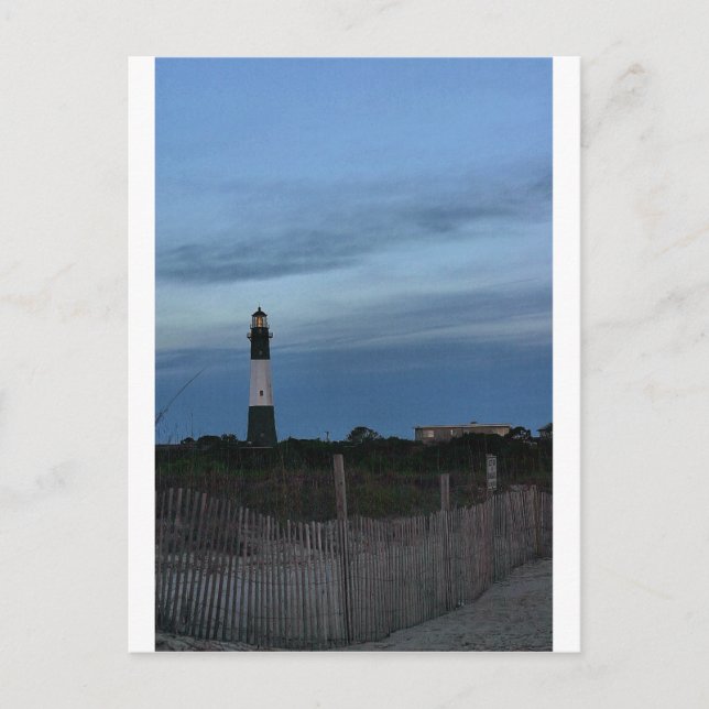Postal Tybee Island Light House Savannah, GA (Anverso)